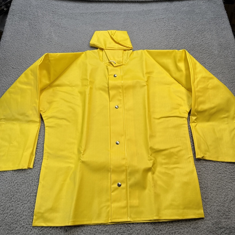 Tingley J31107 Webdri Rain Jacket Mens Medium Yellow Coat Work Outdoor PPE